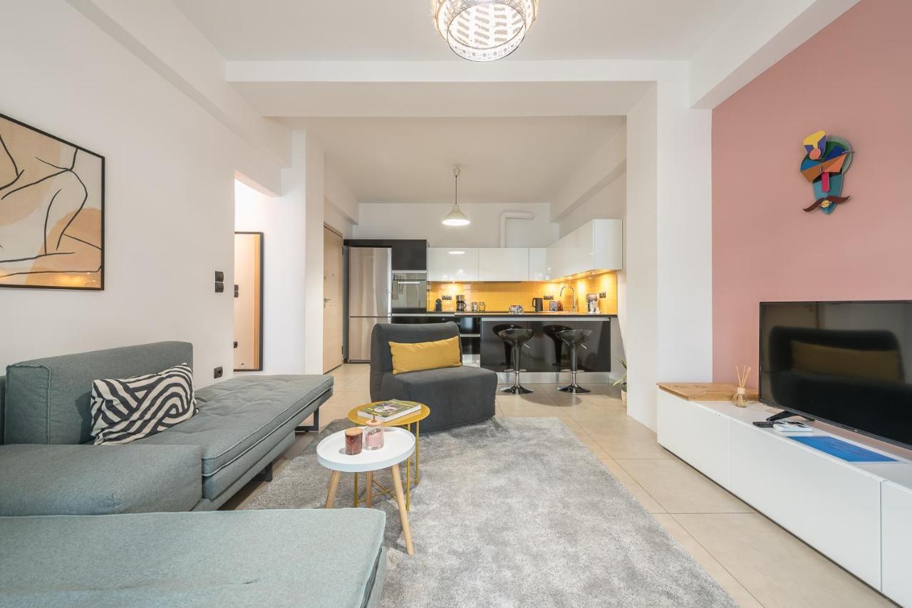 אתונה Confy Living Apartment Metaxourghio Metro Station מראה חיצוני תמונה