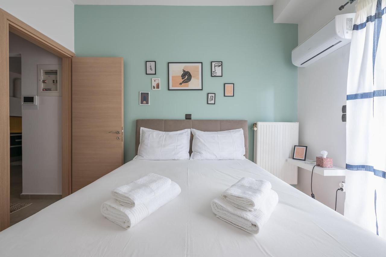 אתונה Confy Living Apartment Metaxourghio Metro Station מראה חיצוני תמונה