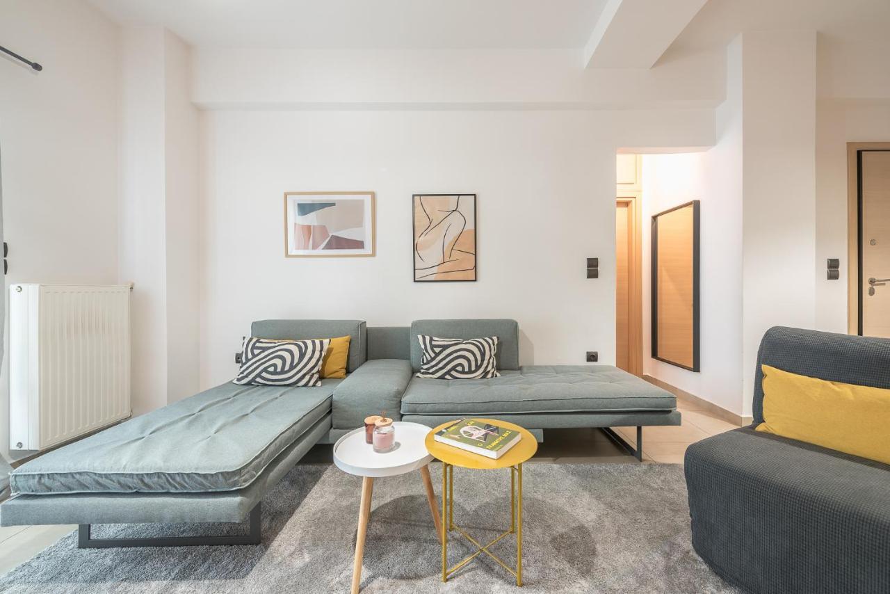 אתונה Confy Living Apartment Metaxourghio Metro Station מראה חיצוני תמונה
